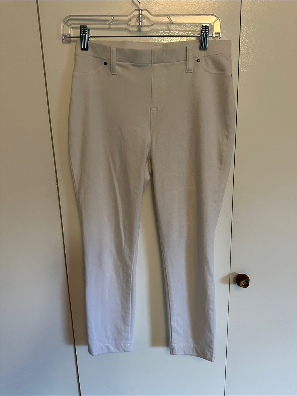 Time and Tru Cream Skinny Ponte Jeans